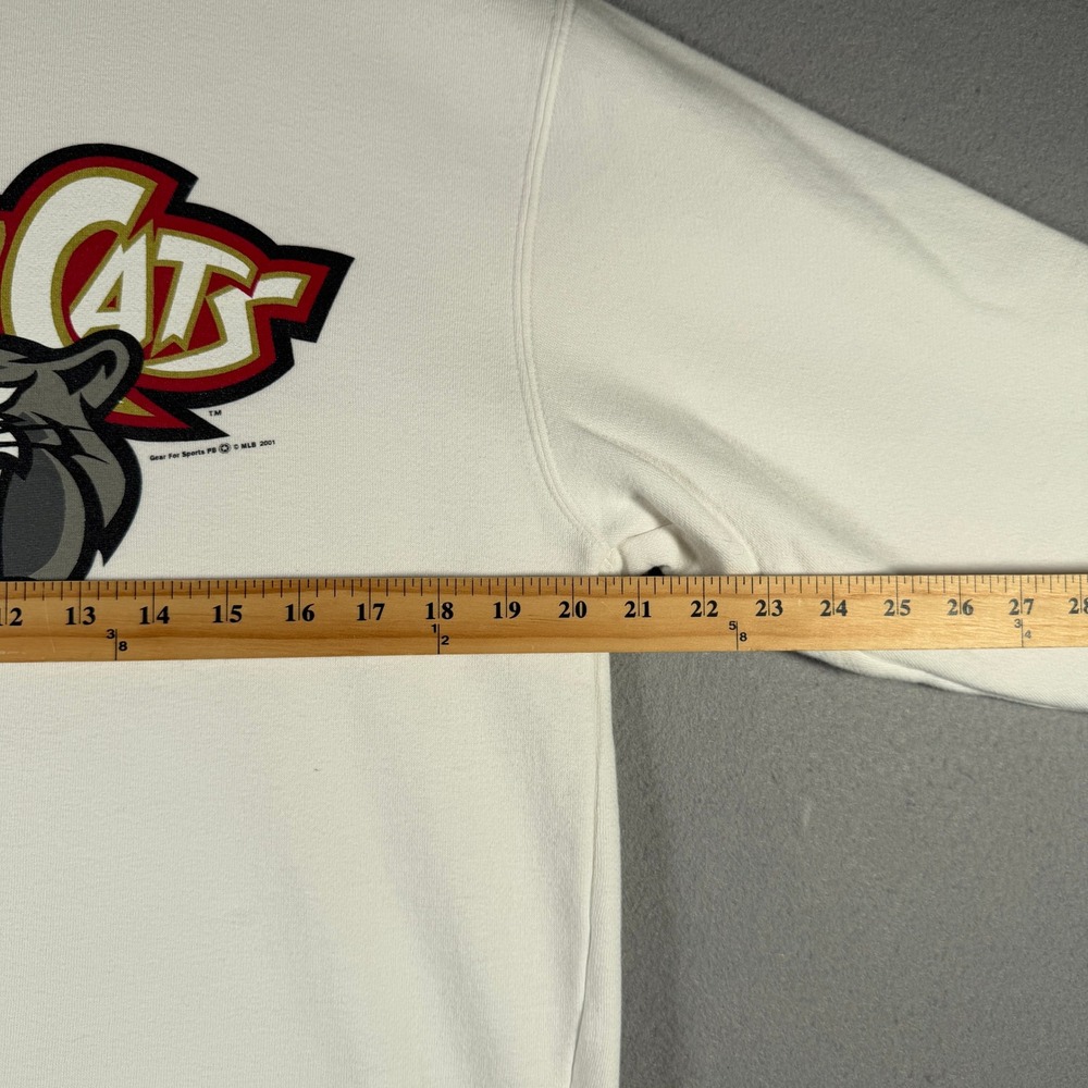 Vintage 2001 Sacramento River Cats Gear For Sports Sweatshirt Mens Small White - Picture 6 of 12